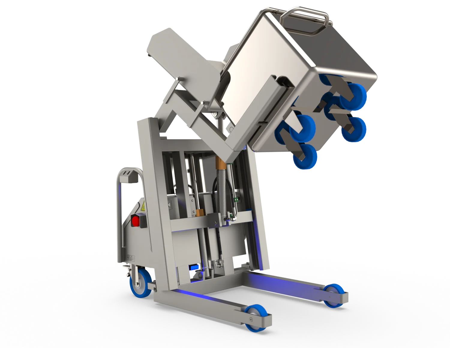 Backsaver NTLT, elevatore-ribaltatore per vagonetti
